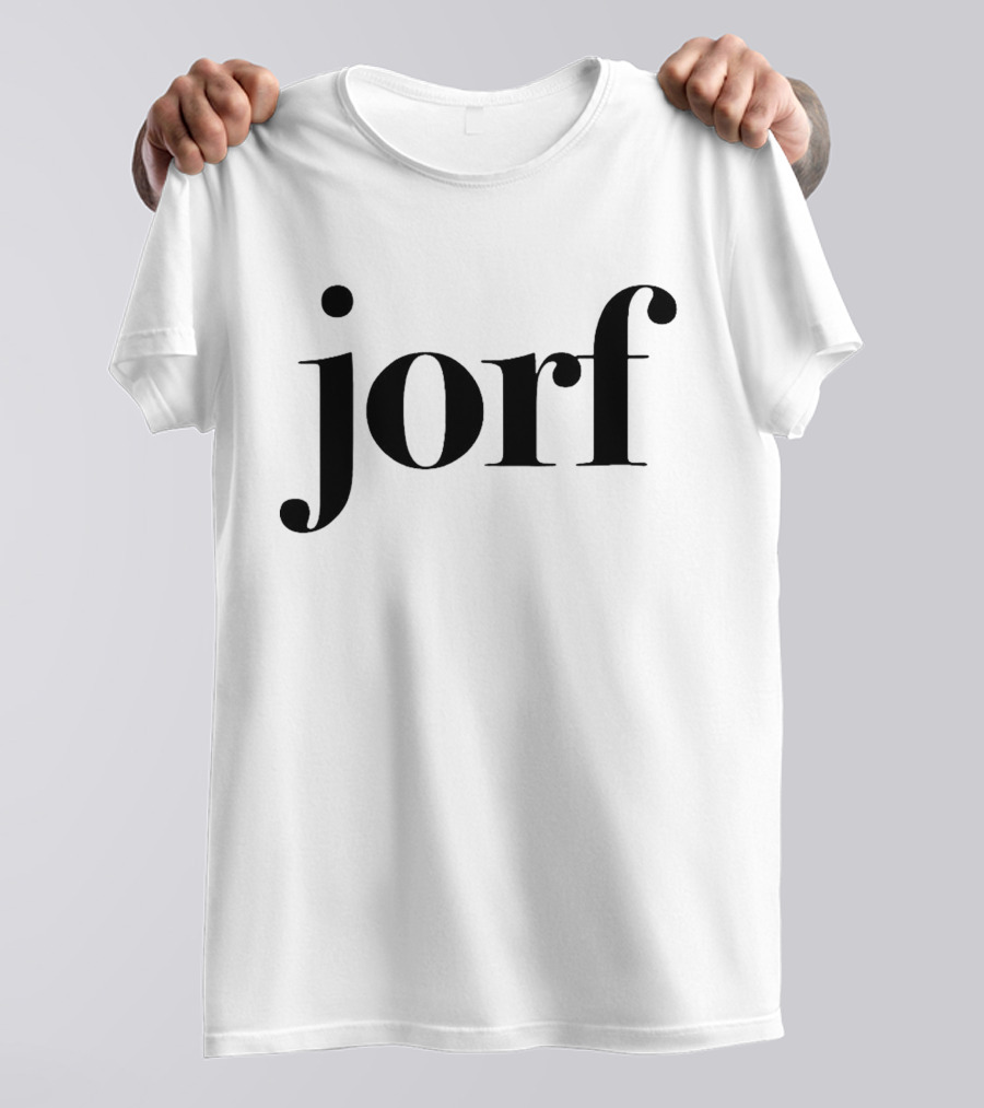 Jury Duty Jorf Text Black T-Shirt