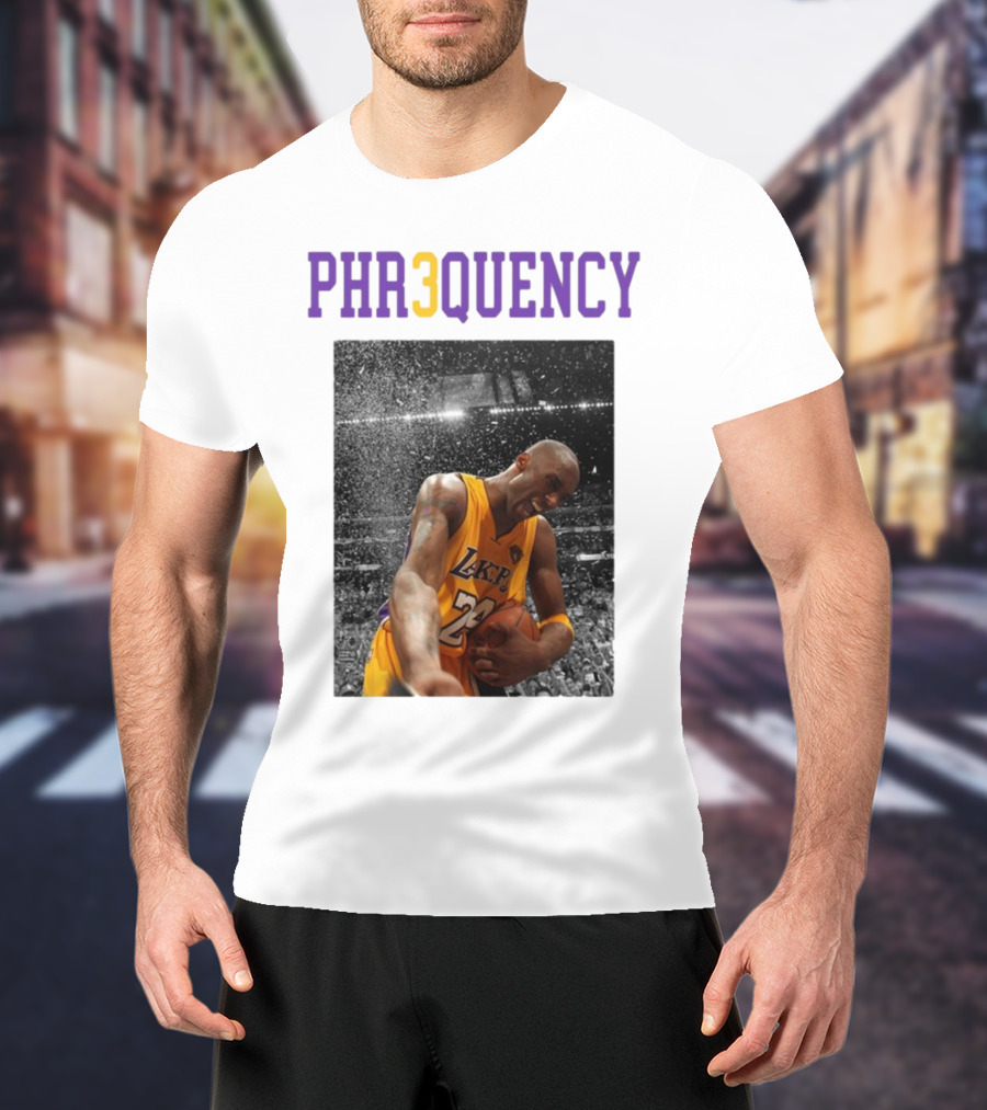 PHR3QUENCY Lakers 24 Basketball T-Shirt