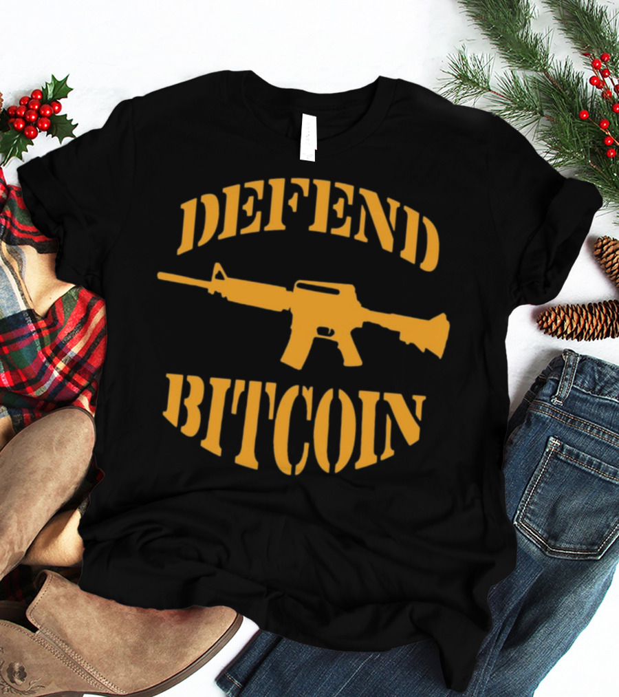 Defend Bitcoin Rifle T-Shirt