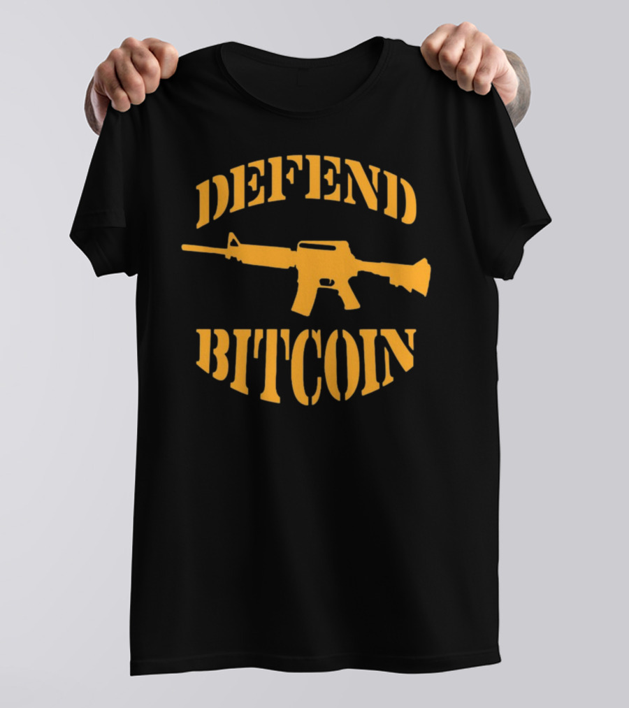 Defend Bitcoin Rifle T-Shirt
