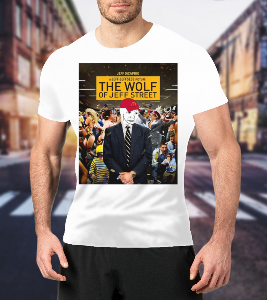 Jeff Dicaprio Jeff Jeffsese The Wolf Of Jeff Street T-Shirt