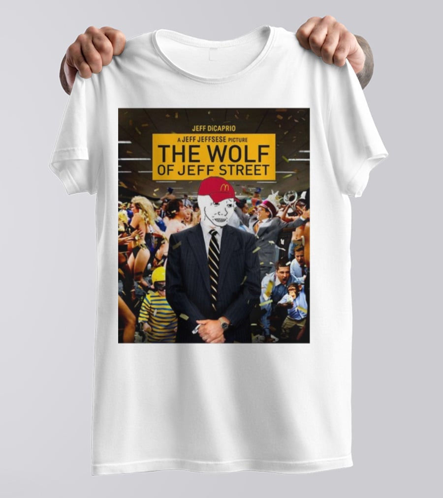 Jeff Dicaprio Jeff Jeffsese The Wolf Of Jeff Street T-Shirt