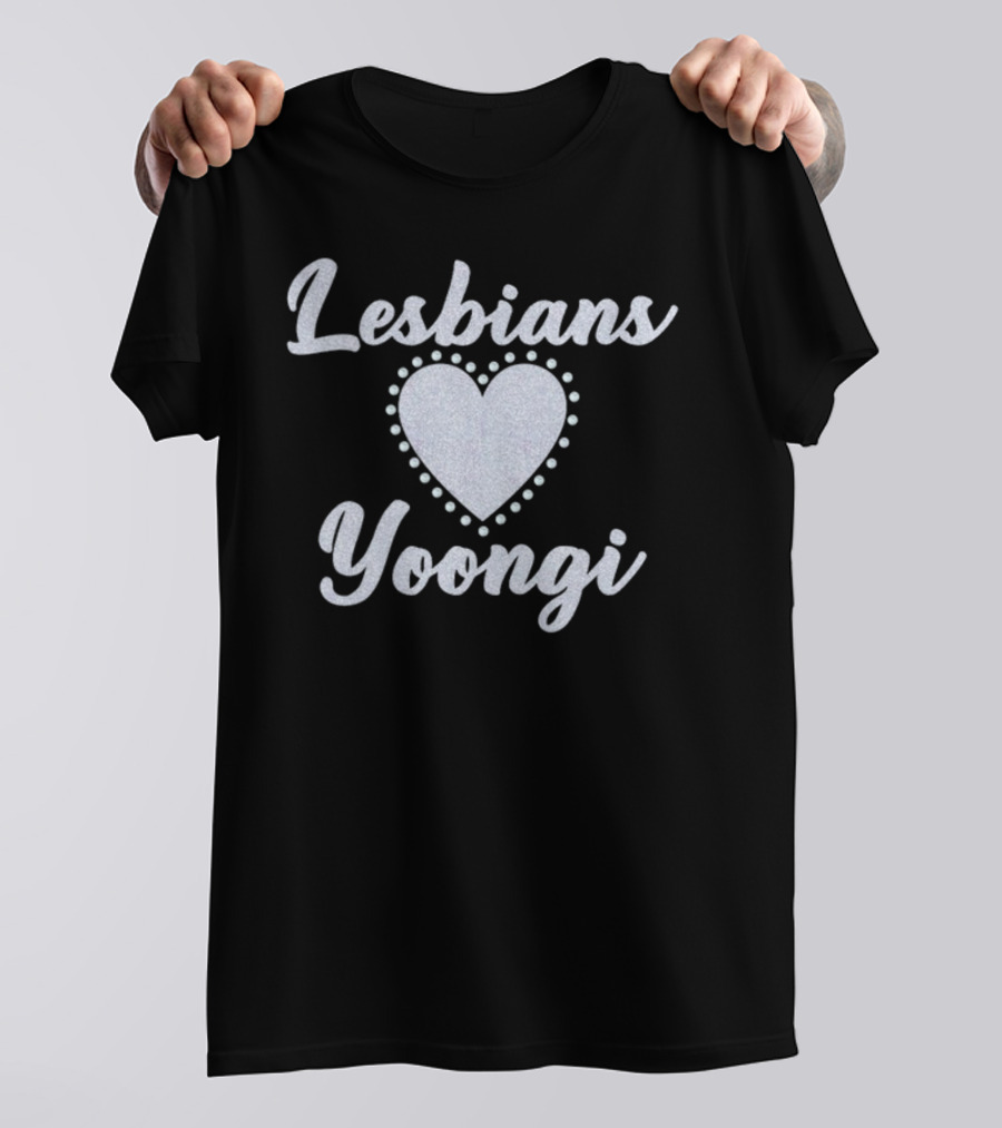 Lesbians Heart Yoongi T-Shirt
