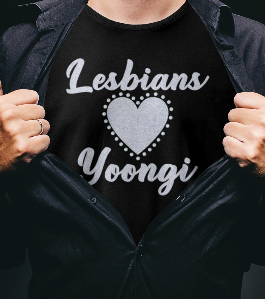 Lesbians Heart Yoongi T-Shirt