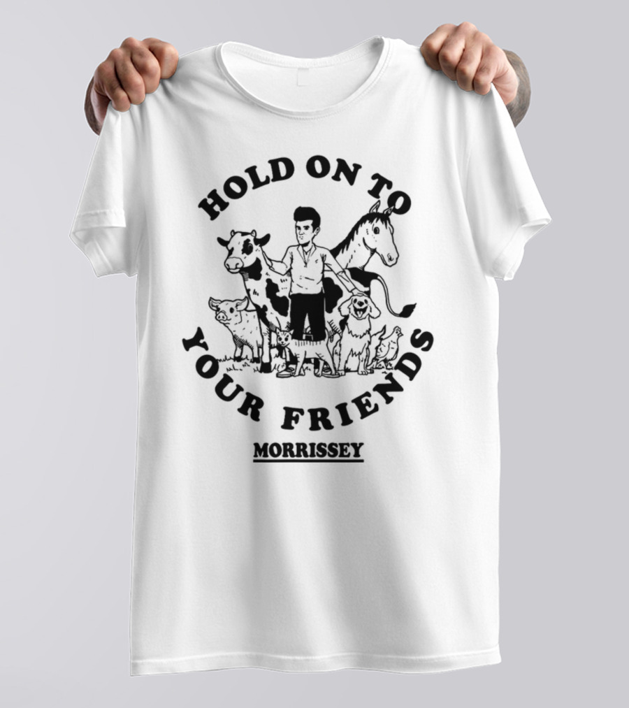 Morrissey Hold On To Your Friends Farm Animals Companion T-Shirt