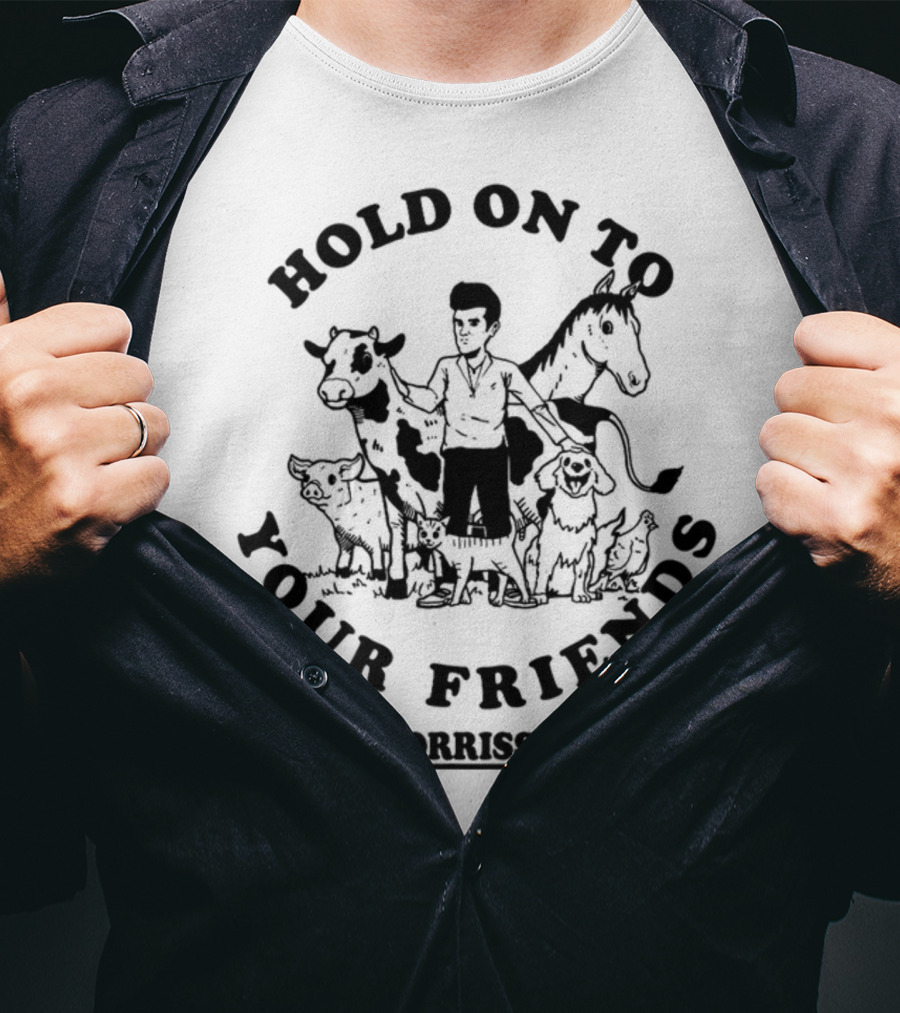 Morrissey Hold On To Your Friends Farm Animals Companion T-Shirt