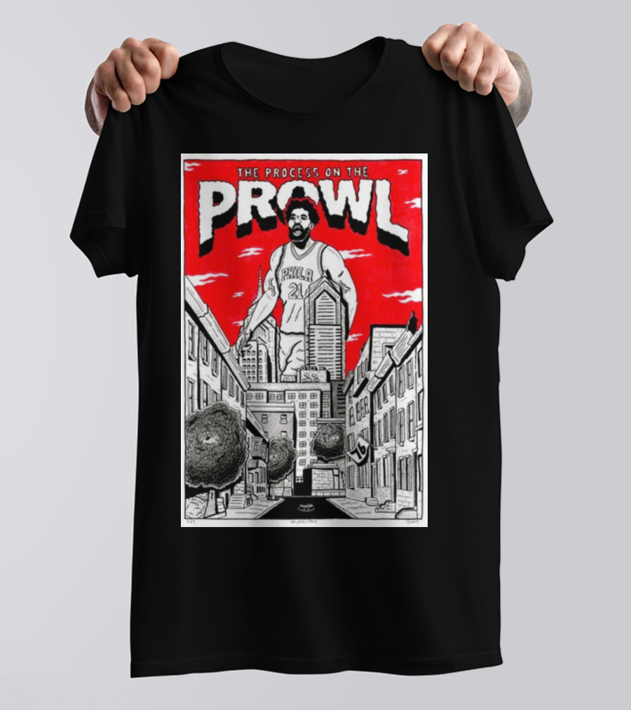 The Process On The Prowl Philadelphia 76ers Basketball Legend T-Shirt