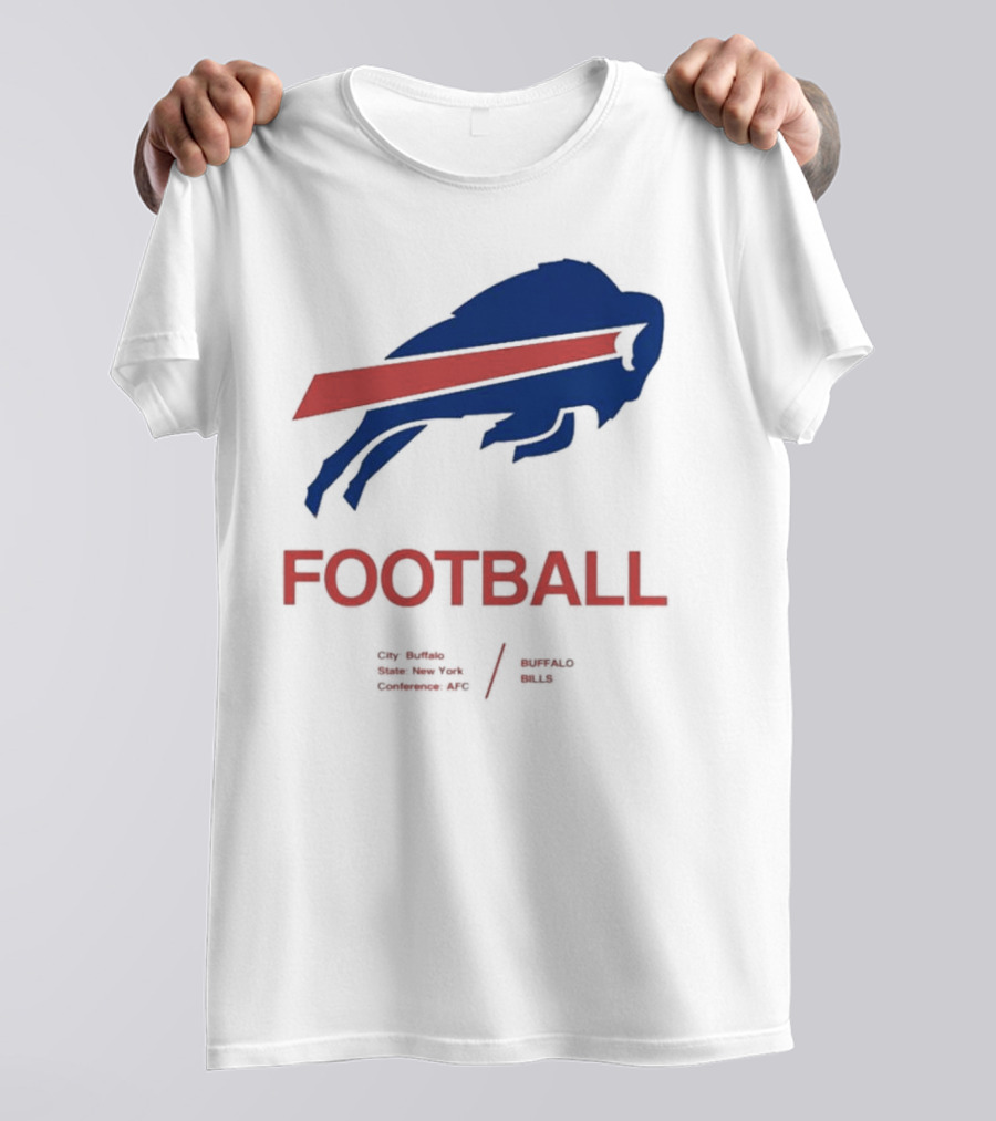 Buffalo Bills Football City Buffalo State New York Conference AFC T-Shirt