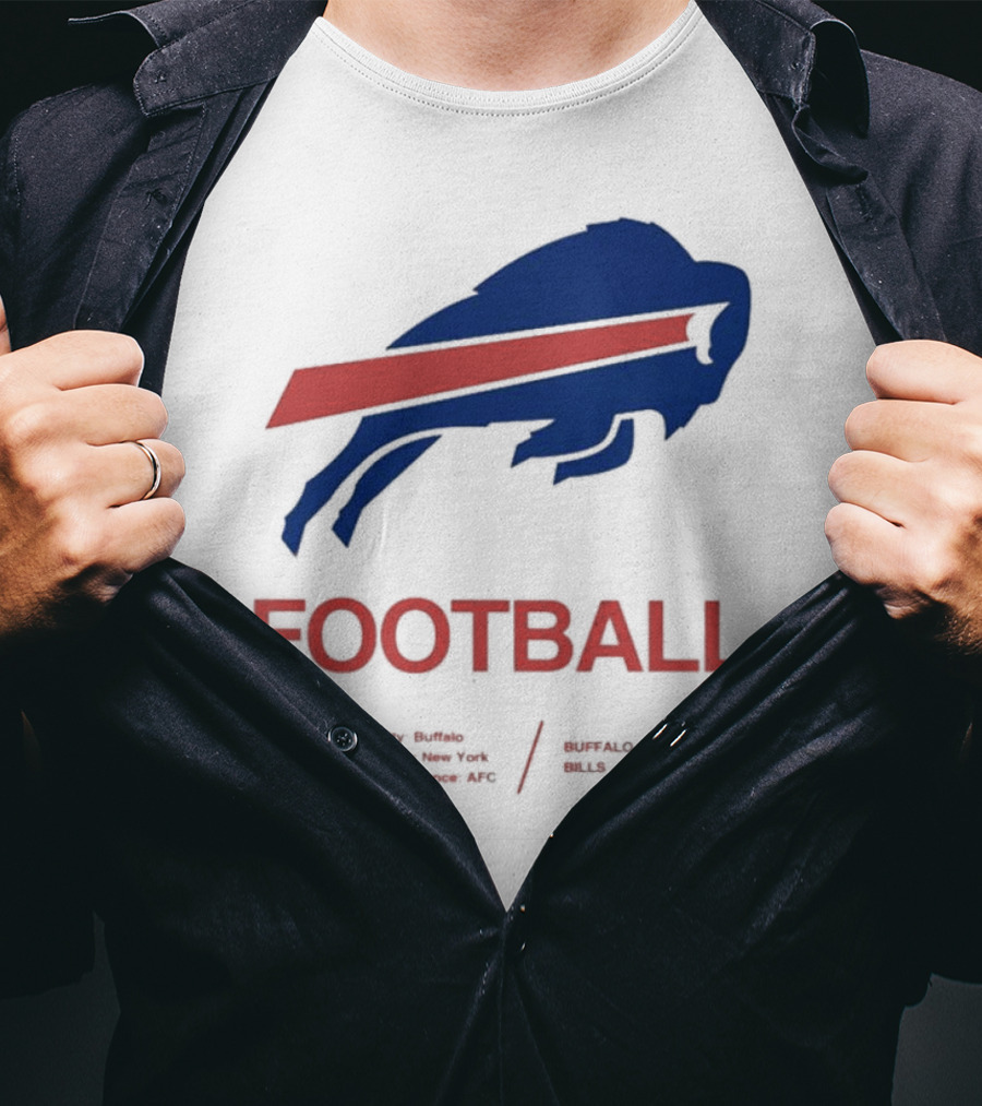 Buffalo Bills Football City Buffalo State New York Conference AFC T-Shirt