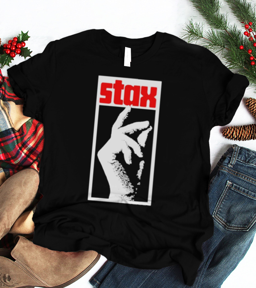 Stax Records Merch Classic Stax Snap Logo Hand T-Shirt