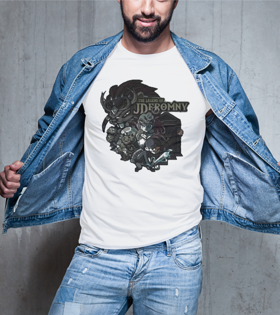 The Legend Of Jdromny Dark Adventure Characters T-Shirt