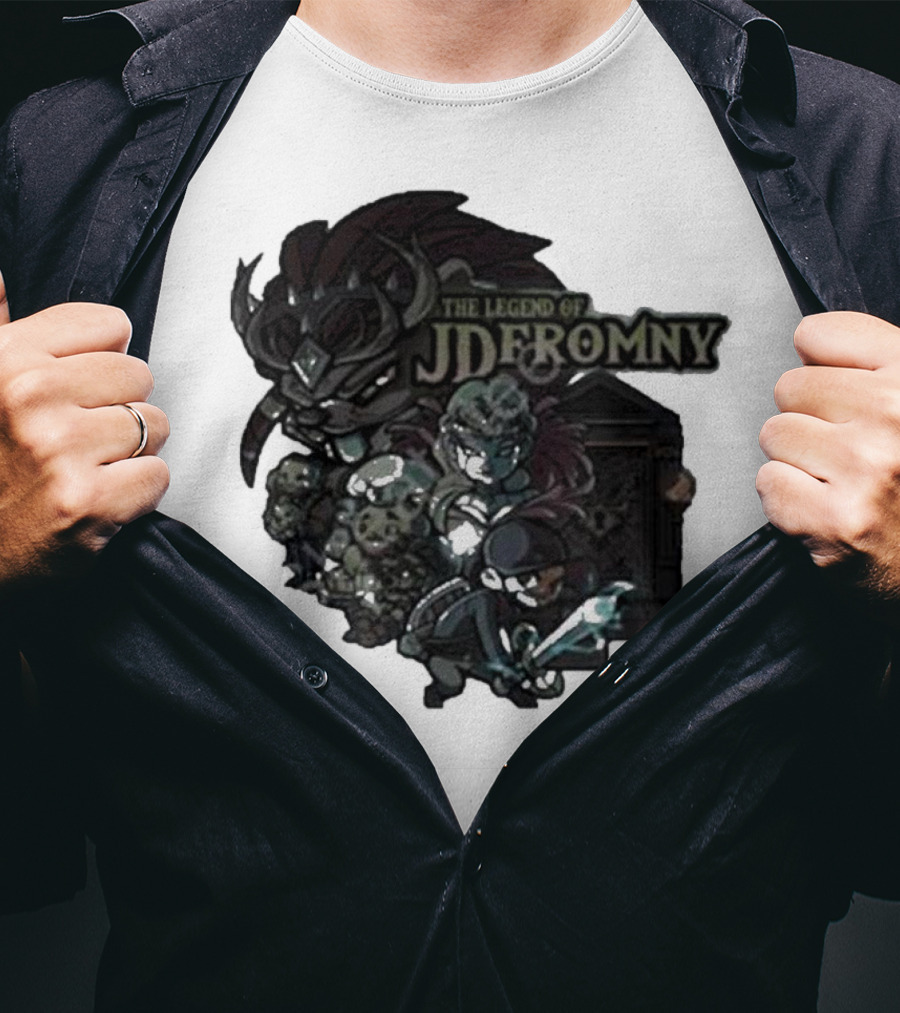 The Legend Of Jdromny Dark Adventure Characters T-Shirt
