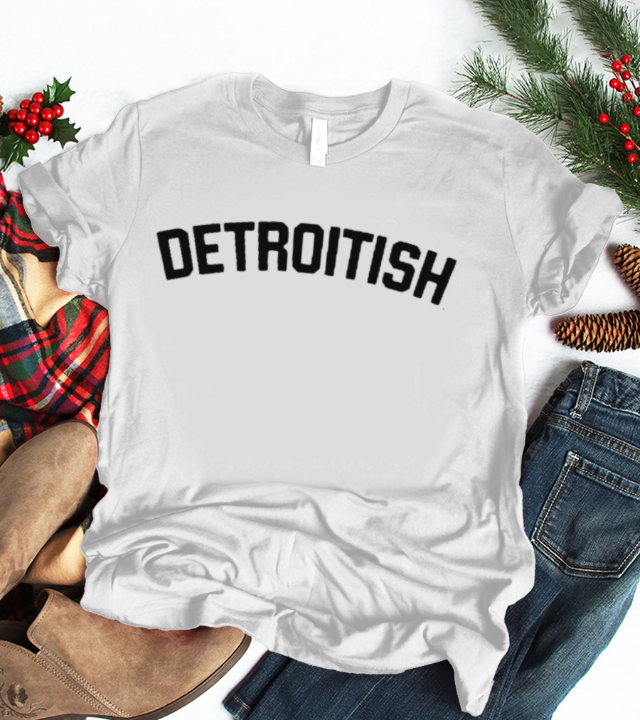 Ink Detroit Detroitish Arch Text T-Shirt