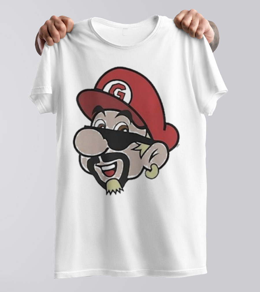 Super Fierio G Mustache Cap T-Shirt