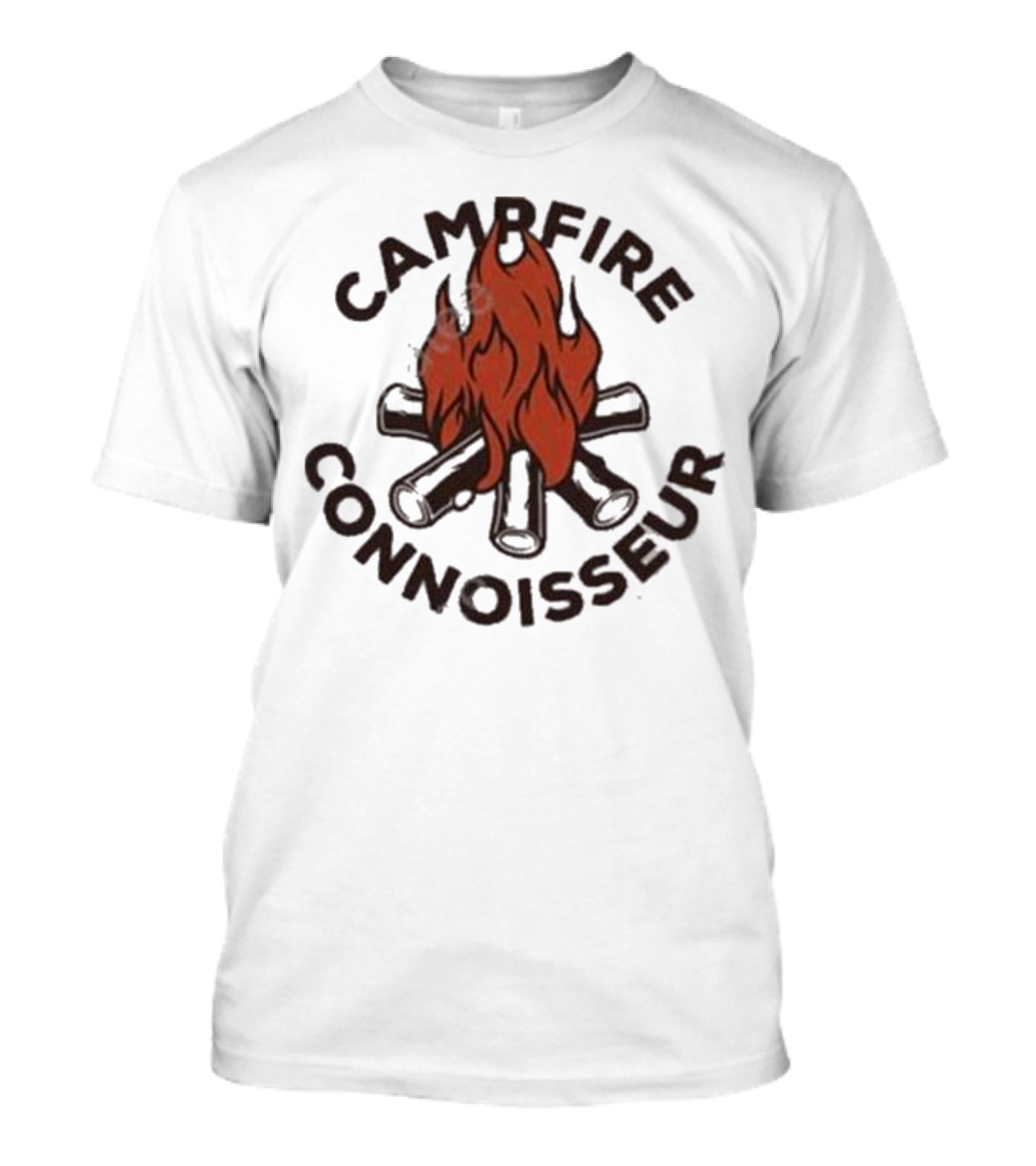 Great Lakes Proud Campfire Connoisseur Firewood And Flames T-Shirt