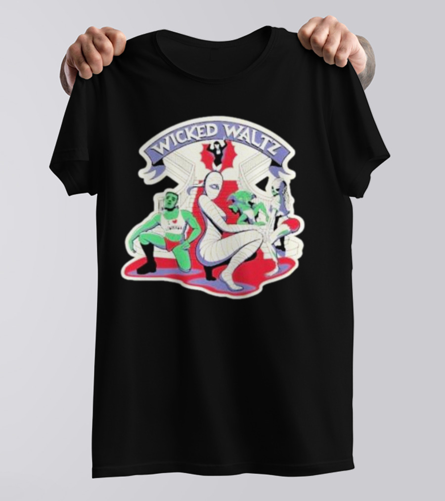 Wicked Waltz Lewberger Monster Characters On Red Carpet T-Shirt