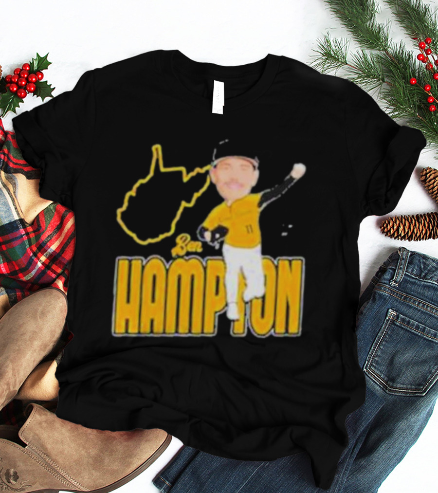 Ben Hampton West Virginia Baseball 11 Fan T-Shirt