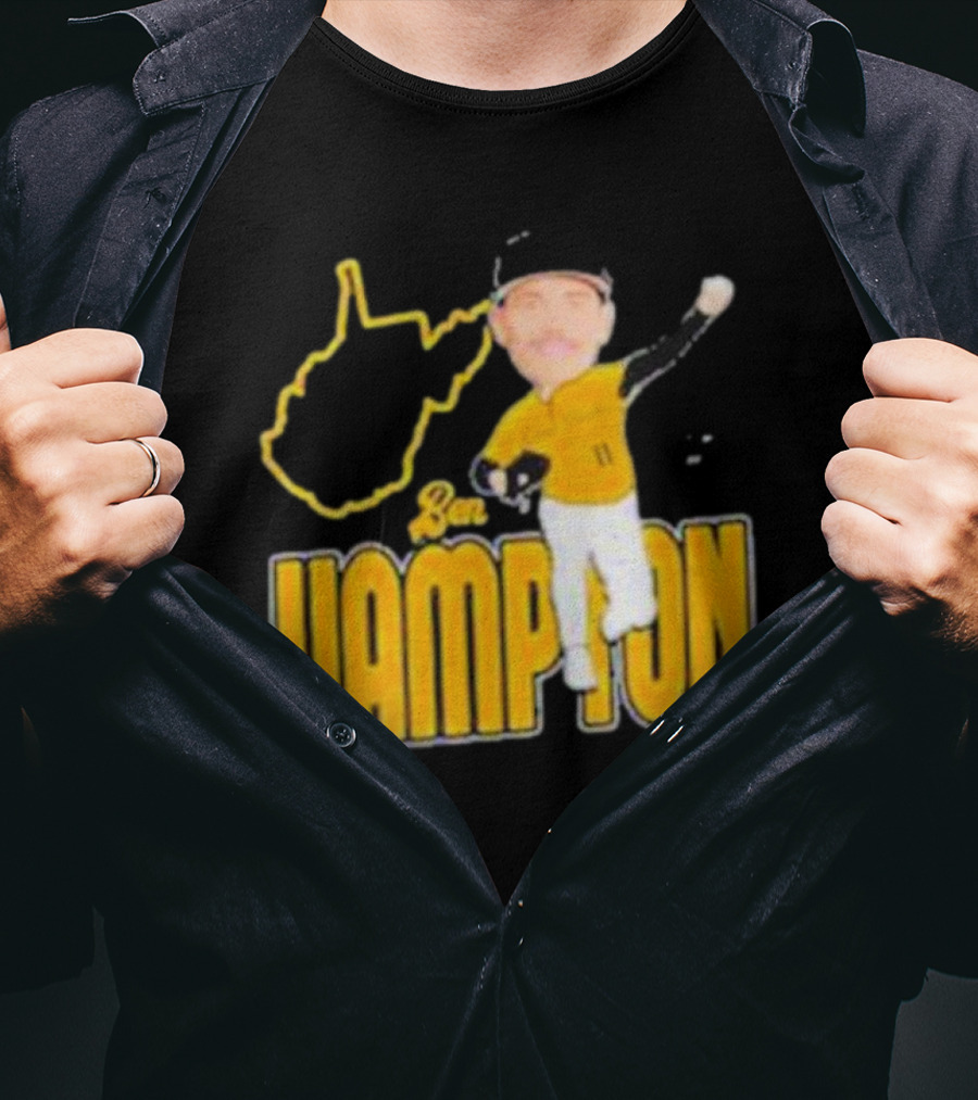 Ben Hampton West Virginia Baseball 11 Fan T-Shirt