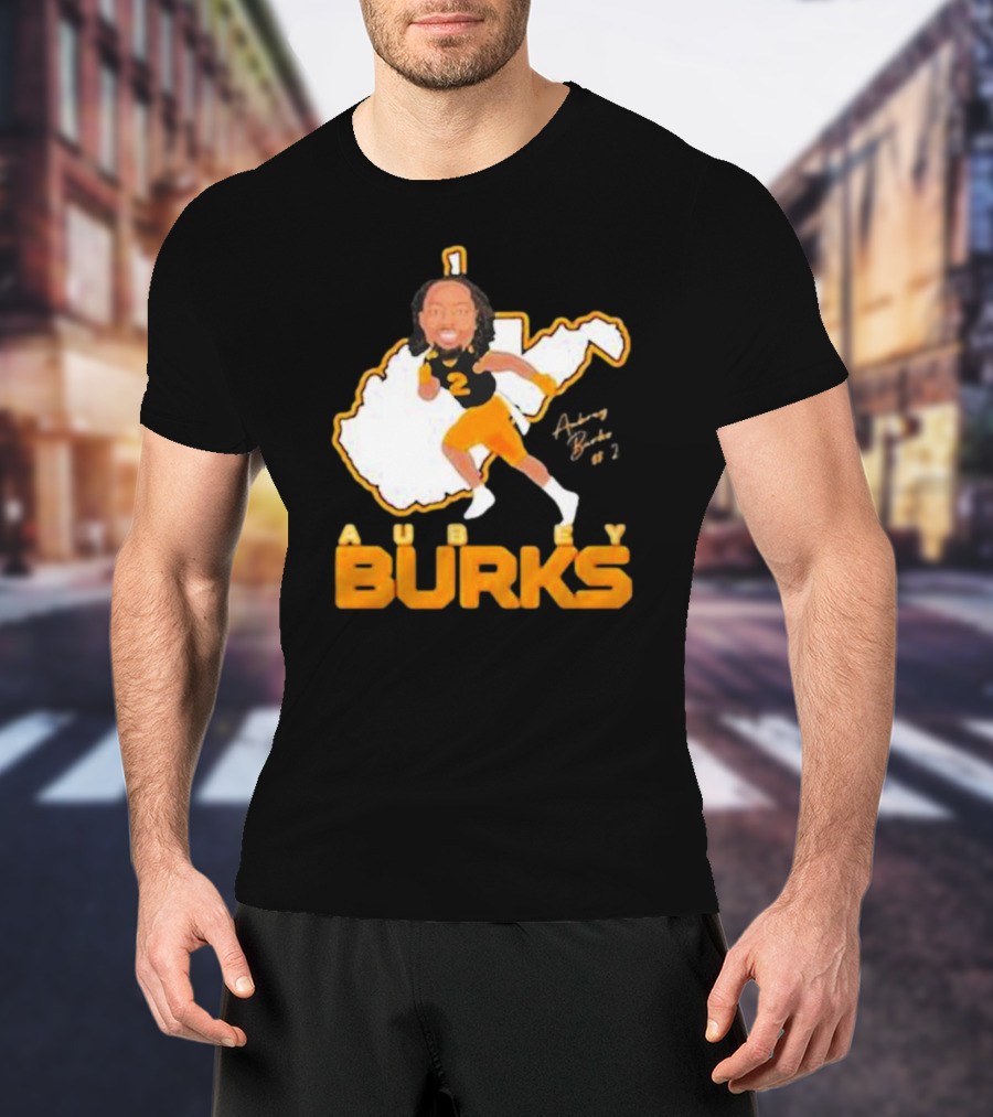 Aubrey Burks Fan 1 Football Player Art #2 T-Shirt