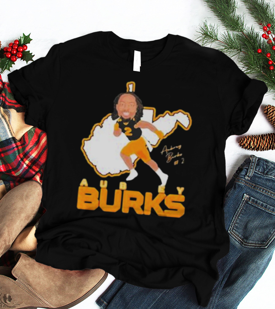 Aubrey Burks Fan 1 Football Player Art #2 T-Shirt