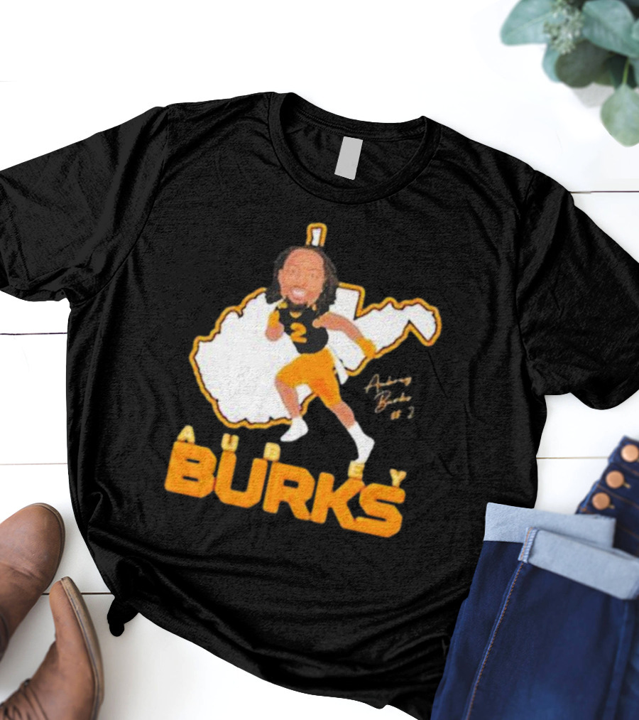 Aubrey Burks Fan 1 Football Player Art #2 T-Shirt