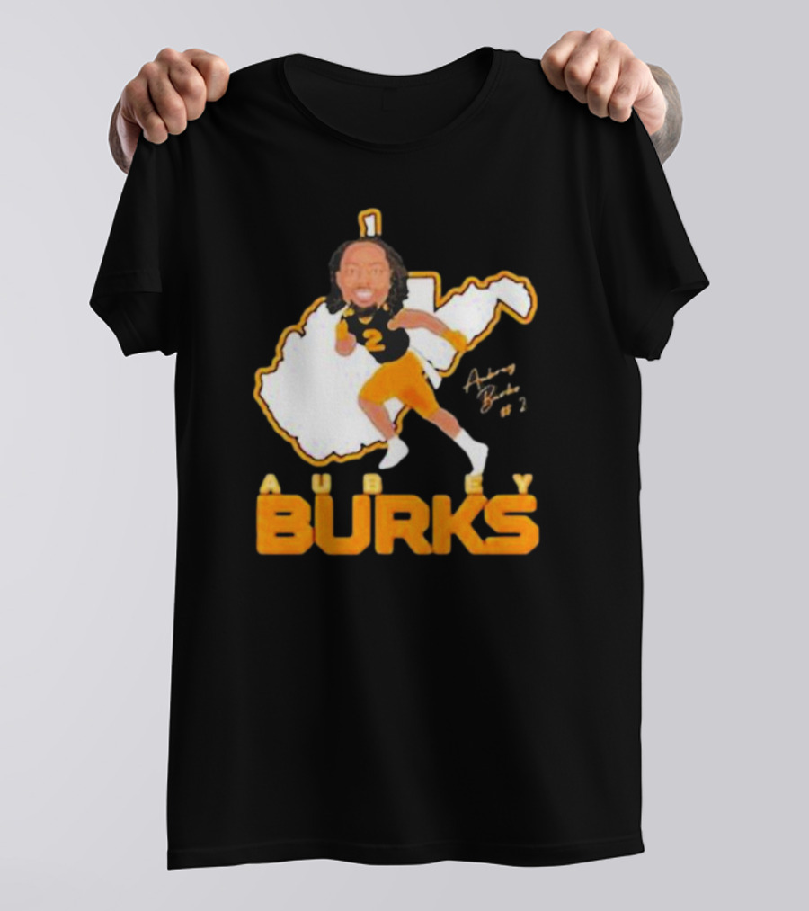 Aubrey Burks Fan 1 Football Player Art #2 T-Shirt
