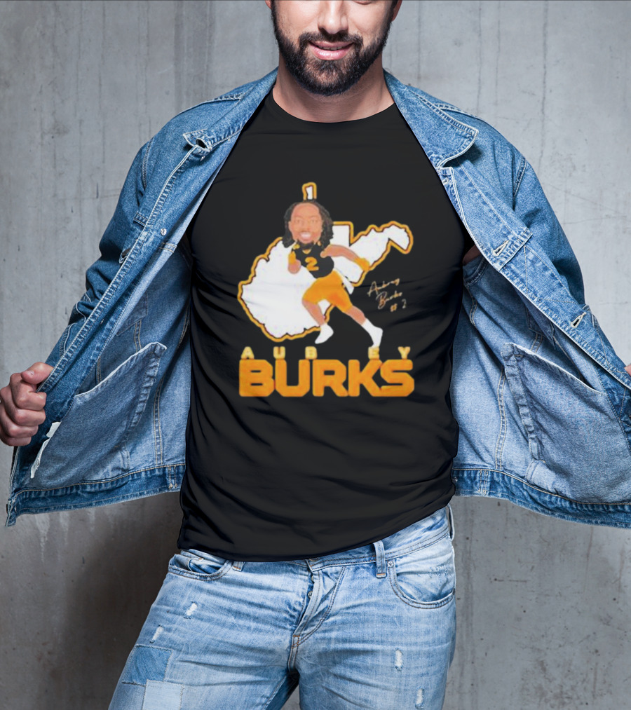 Aubrey Burks Fan 1 Football Player Art #2 T-Shirt