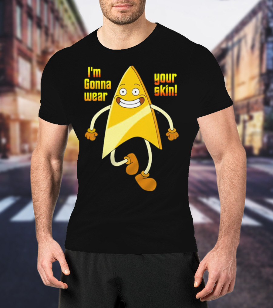 I'm Gonna Wear Your Skin Bravest Warriors Badgey T-Shirt