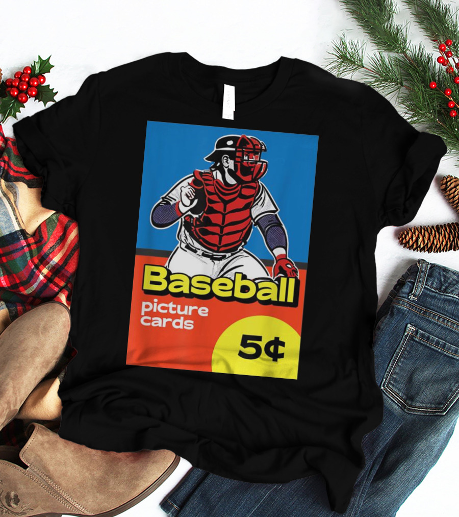 Baseball Picture Cards 5¢ Catcher T-Shirt