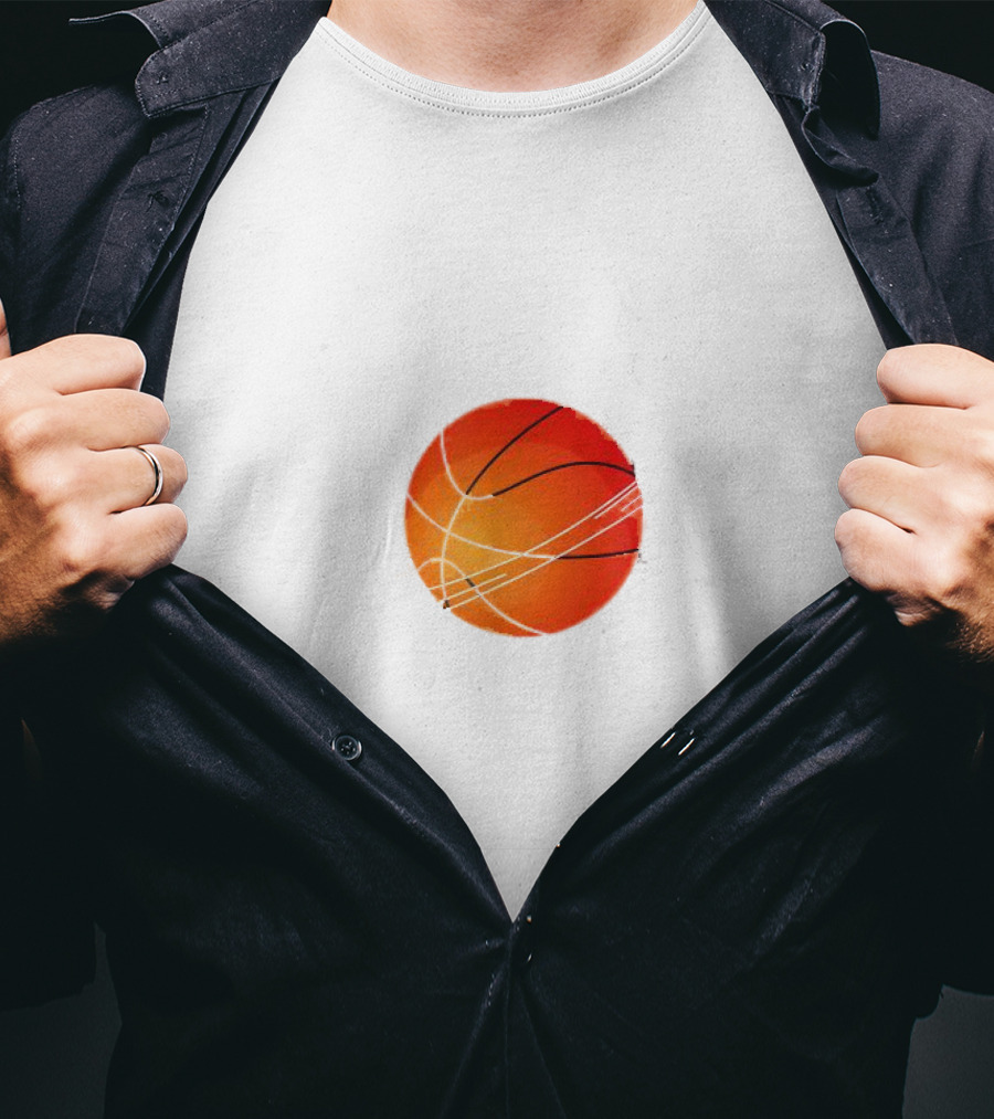 Basketball Lovers Basketball Player Galaxy Planet Basketball Space T-Shirt