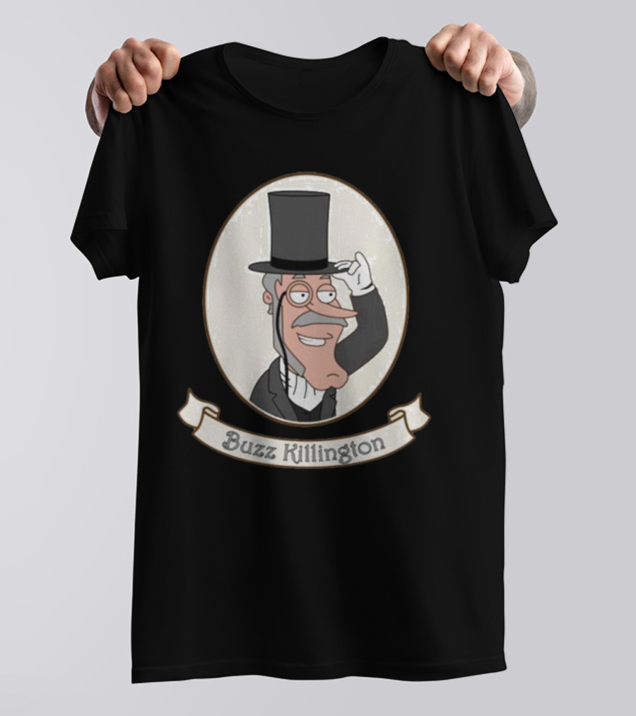 Buzz Killington Family Guy Character In Formal Attire With Top Hat T-Shirt