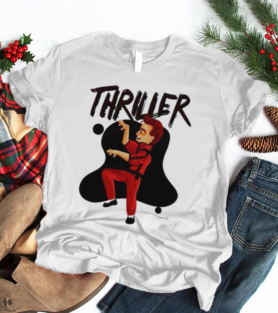 Crowley Thriller Cartoon Dance Good Omens T-Shirt