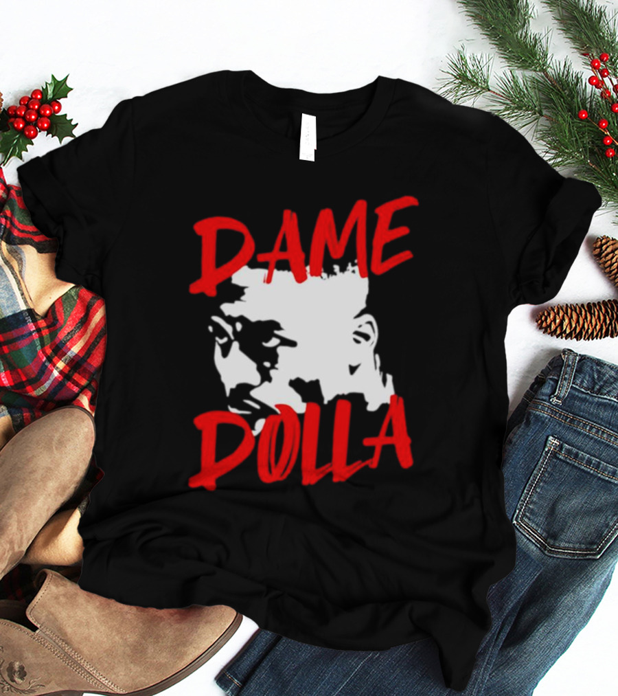 Dame Dolla Face Portrait Star Blazers T-Shirt