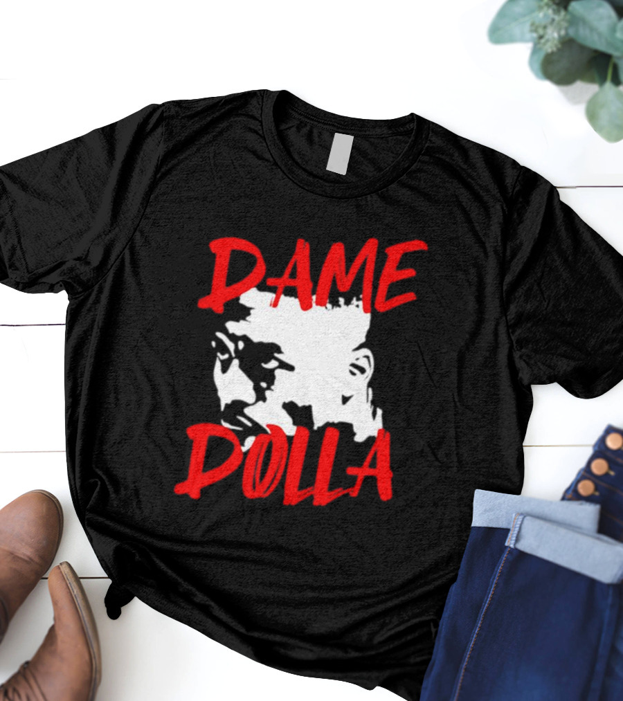 Dame Dolla Face Portrait Star Blazers T-Shirt