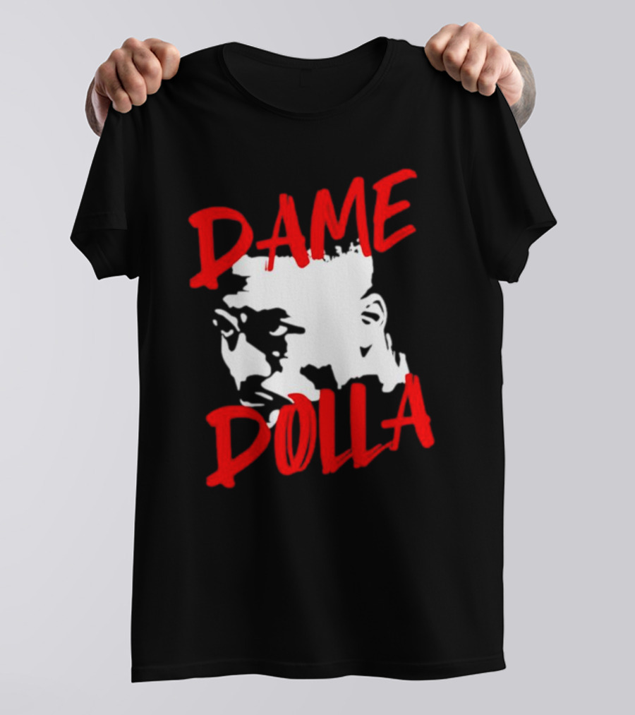 Dame Dolla Face Portrait Star Blazers T-Shirt