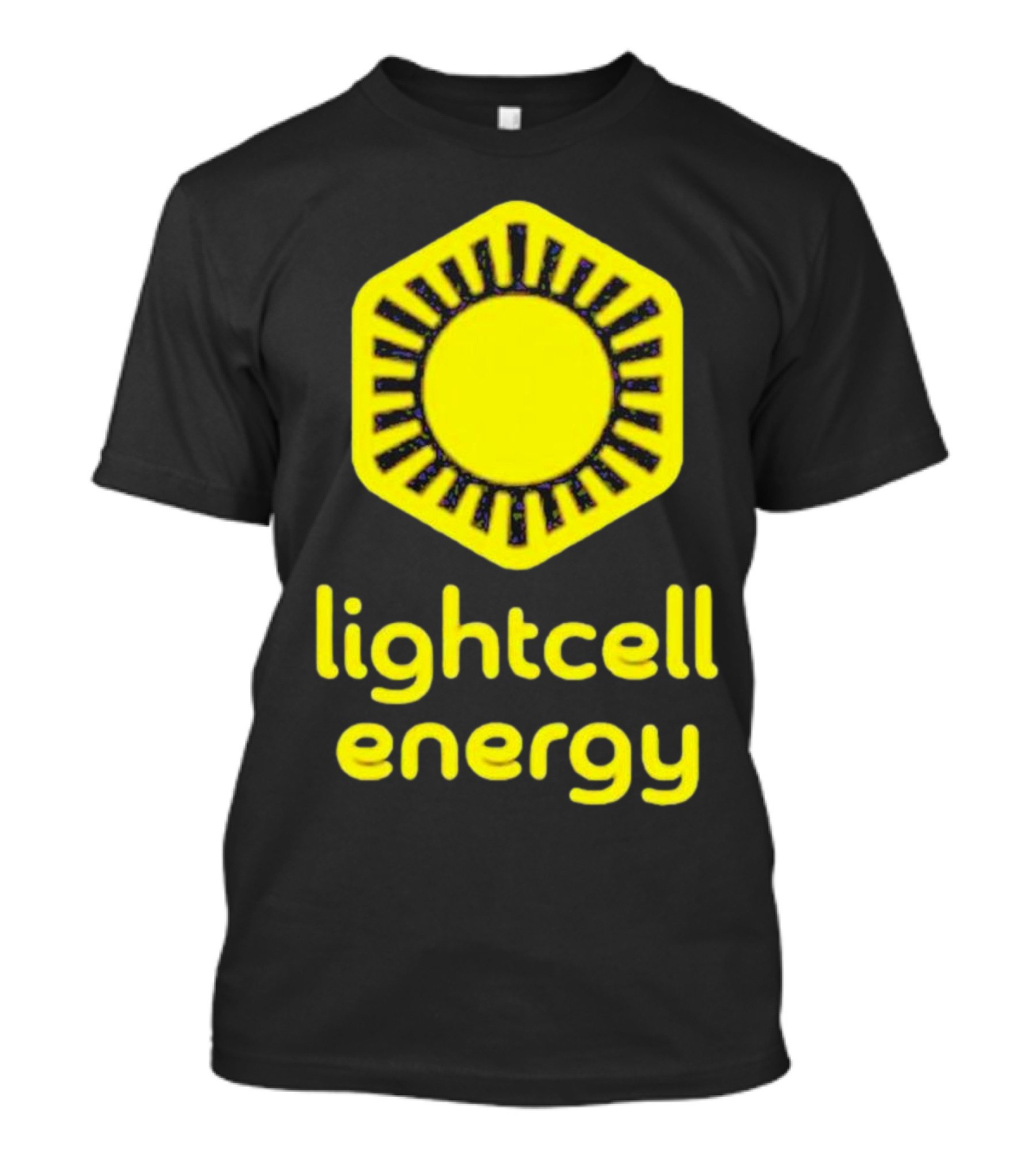 Danielle Fong Lightcell Energy Sunburst Hexagon T-Shirt