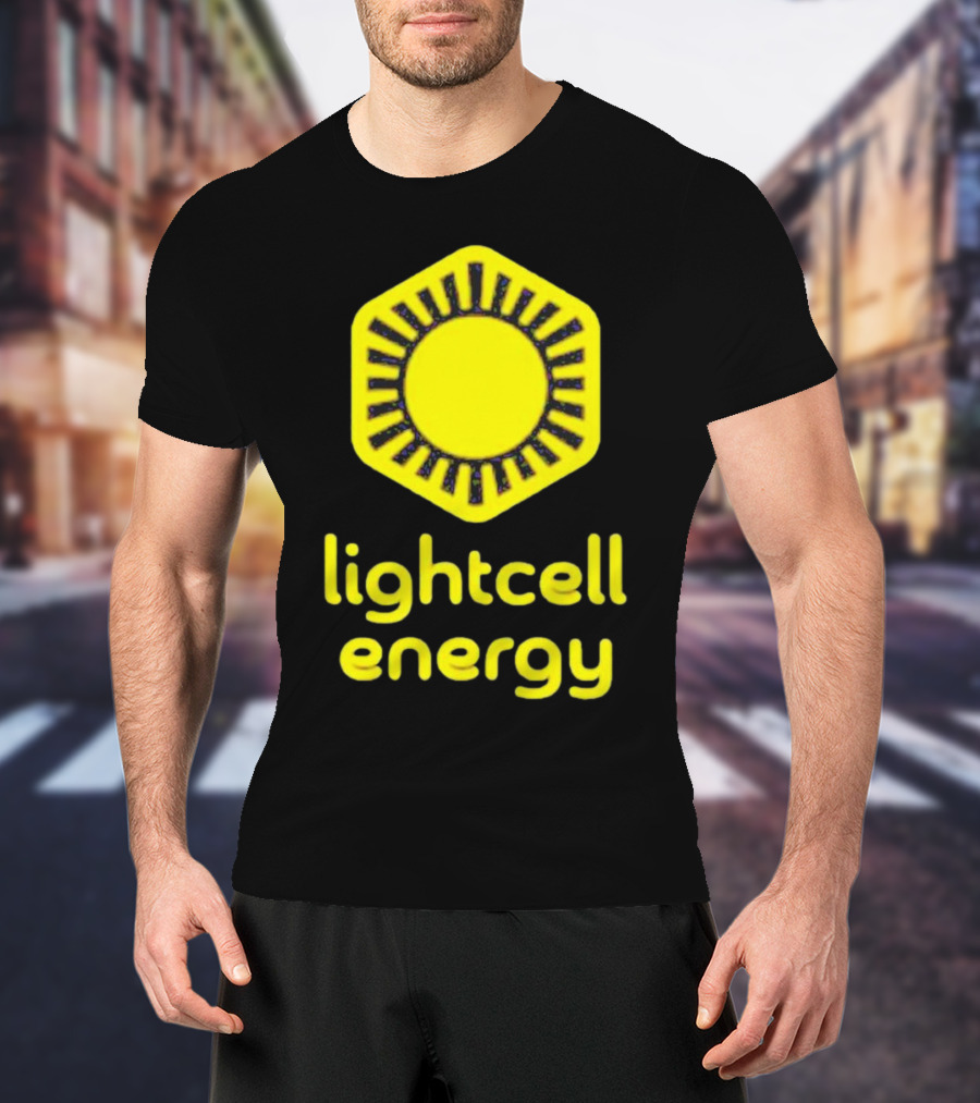 Danielle Fong Lightcell Energy Sunburst Hexagon T-Shirt