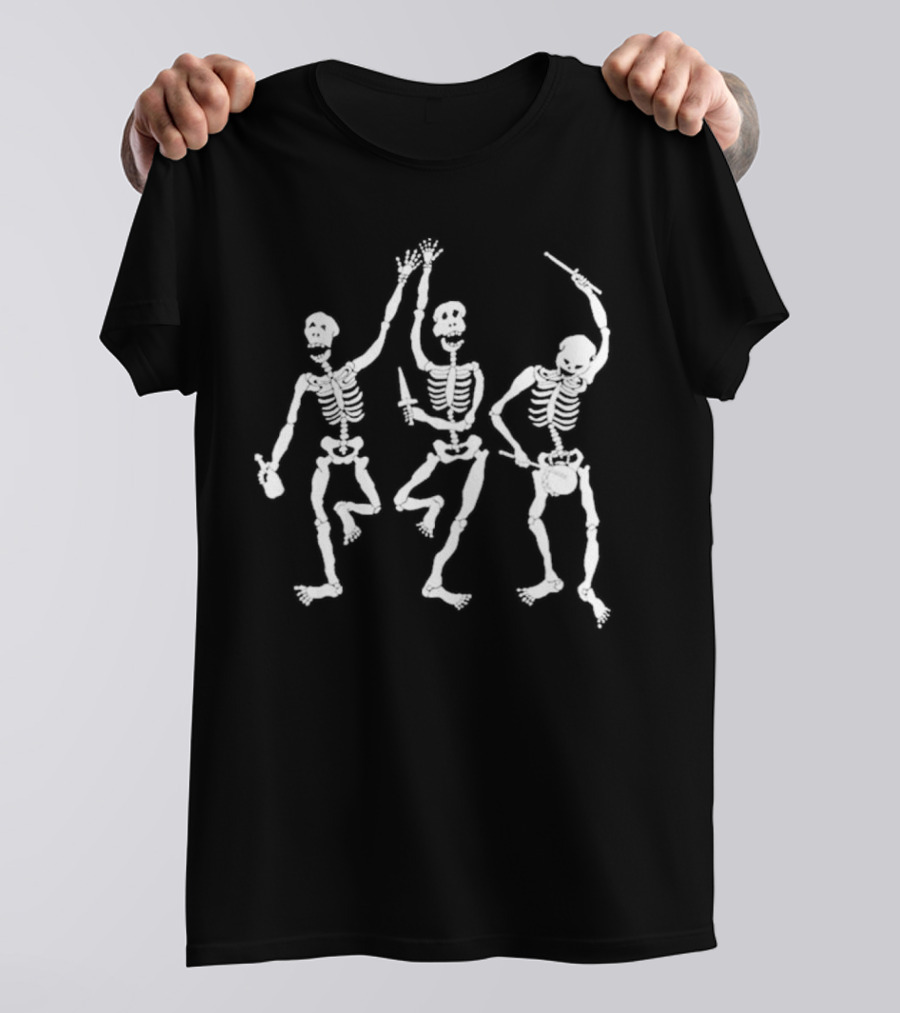 Drugged Skeletons Dancing Party T-Shirt