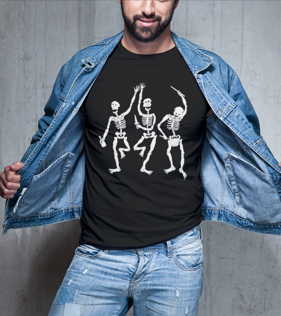 Drugged Skeletons Dancing Party T-Shirt
