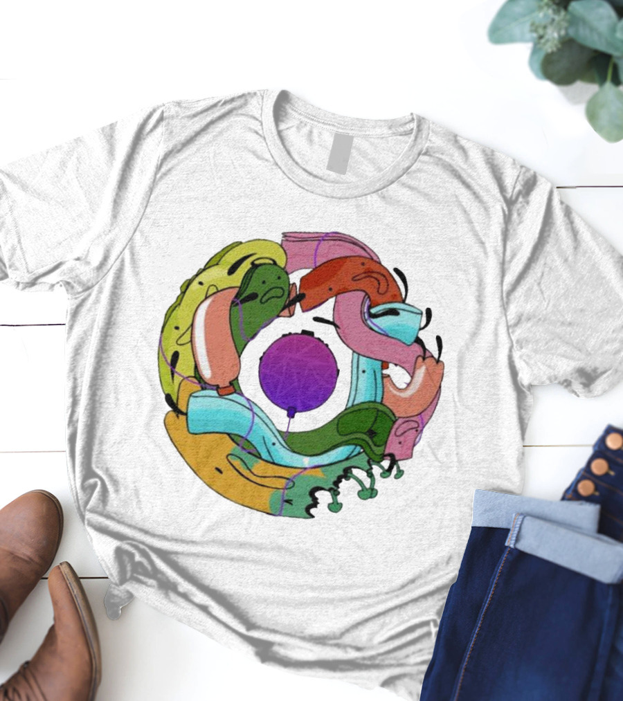 Ian's Yapinians Colorful Ring T-Shirt