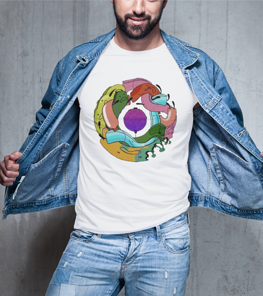 Ian's Yapinians Colorful Ring T-Shirt