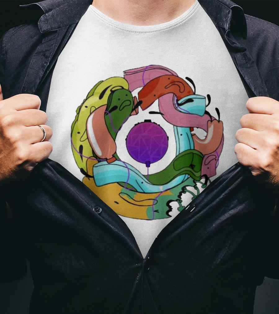 Ian's Yapinians Colorful Ring T-Shirt