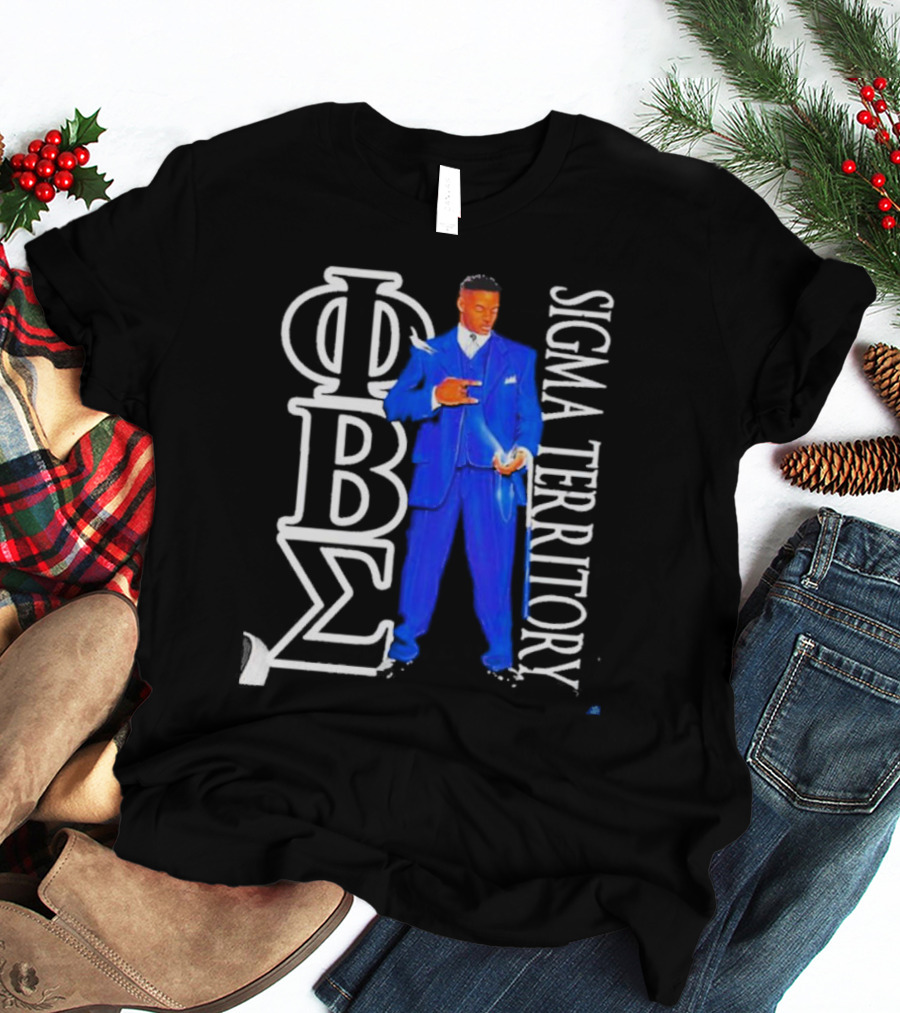 Sigma Territory Iobz Phi Beta Sigma Greek Letters T-Shirt