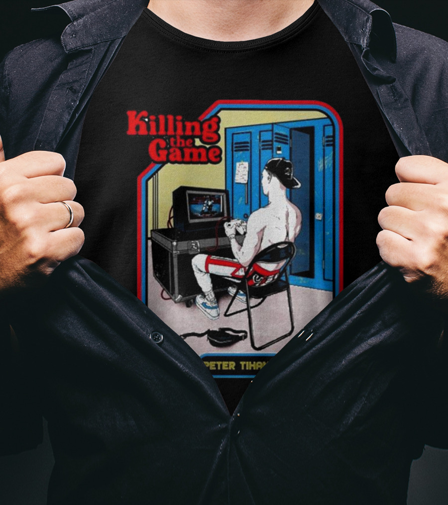 Killing The Game Peter Tihanyi Locker Room Gamer Scene T-Shirt