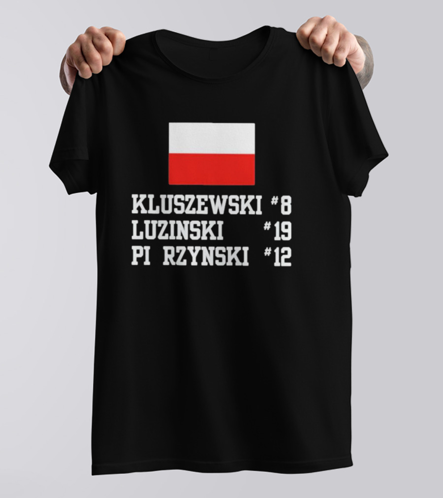 Kluszewski 8 Luzinski 19 Pierzynski 12 Polish Flag T-Shirt