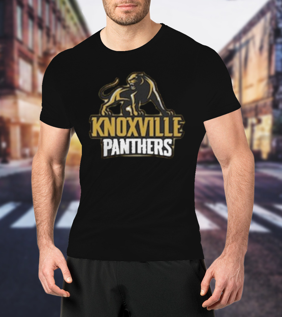 Knoxville Panthers Gold Black Panther T-Shirt
