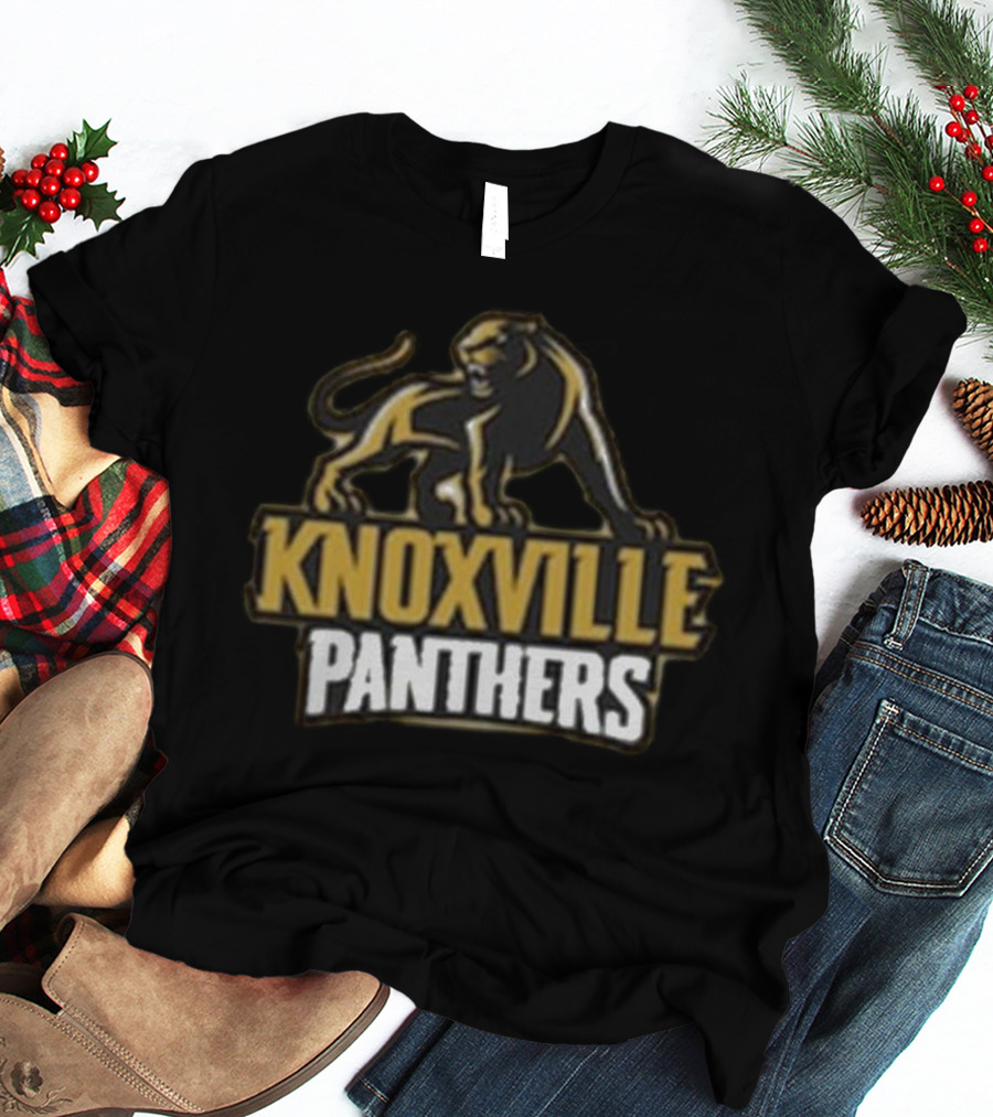 Knoxville Panthers Gold Black Panther T-Shirt