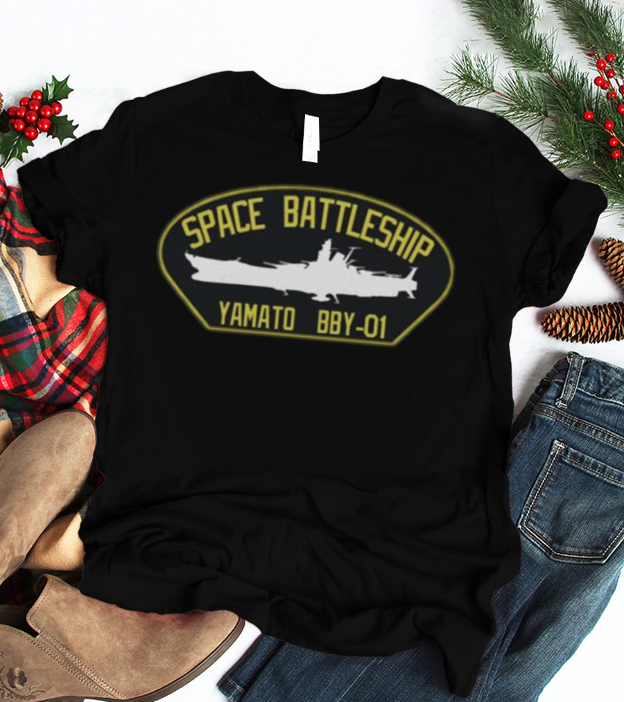 Space Battleship Yamato BBY-01 Star Blazers Patch T-Shirt