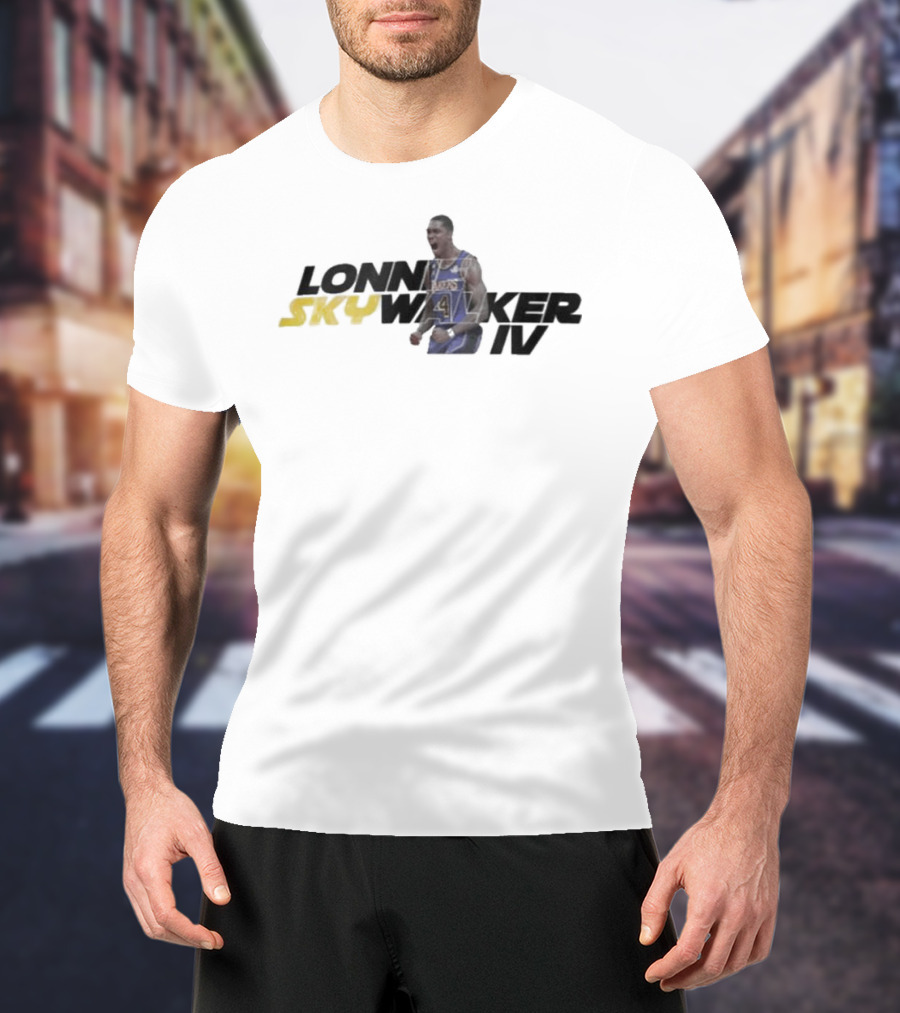 Lonnie Skywalker Walker IV Los Angeles Lakers NBA T-Shirt