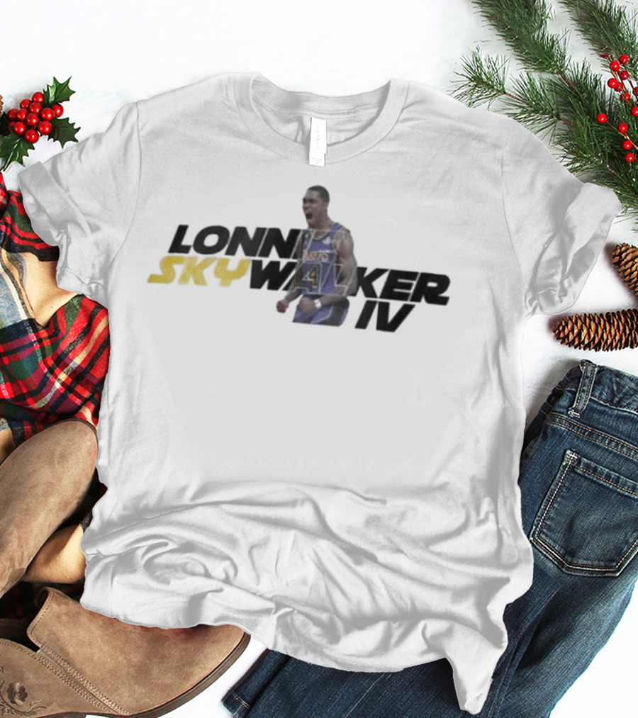 Lonnie Skywalker Walker IV Los Angeles Lakers NBA T-Shirt